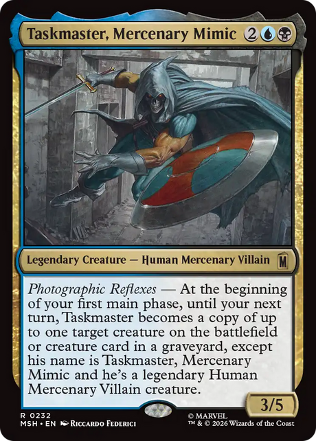 Magic: The Gathering - Taskmaster, Mercenary Mimic - Marvel Super Heroes