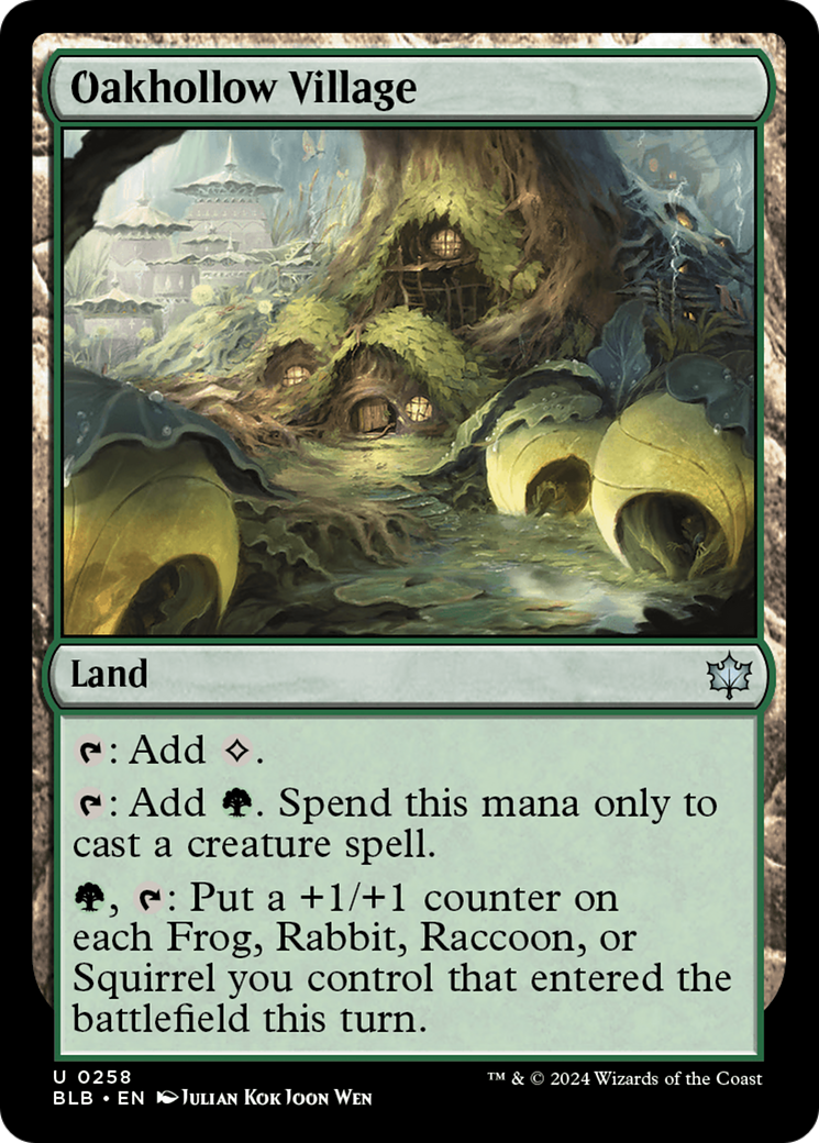 Magic: The Gathering - Oakhollow Village Foil - Bloomburrow