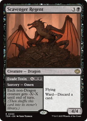Magic: The Gathering - Scavenger Regent // Exude Toxin Foil - Tarkir: Dragonstorm