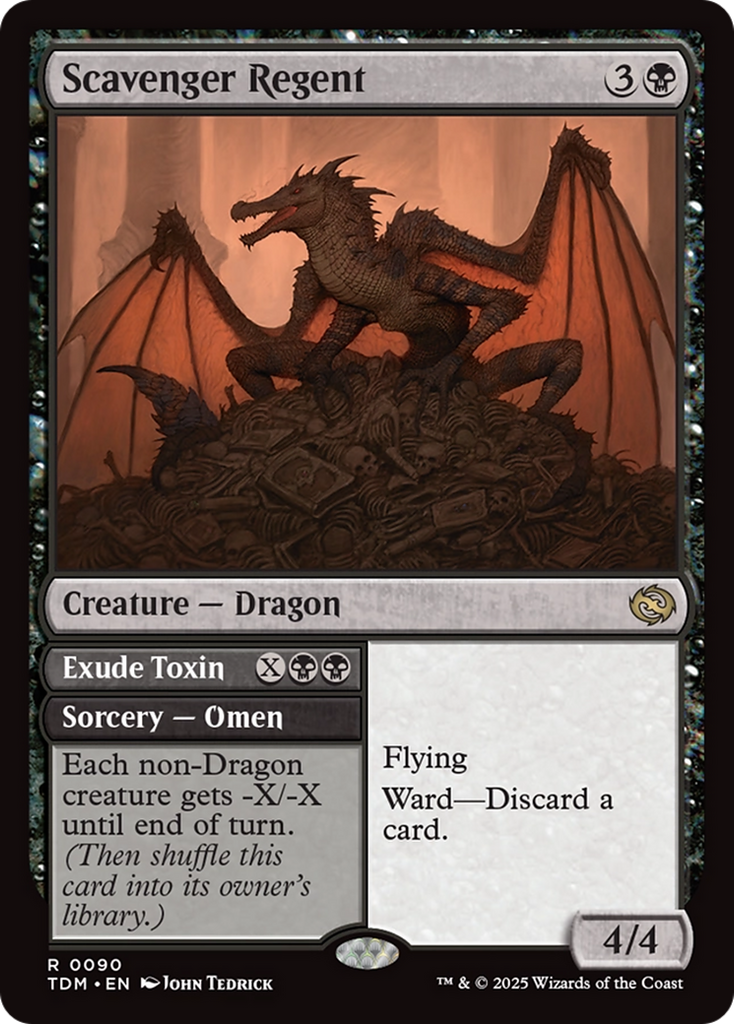 Magic: The Gathering - Scavenger Regent // Exude Toxin Foil - Tarkir: Dragonstorm