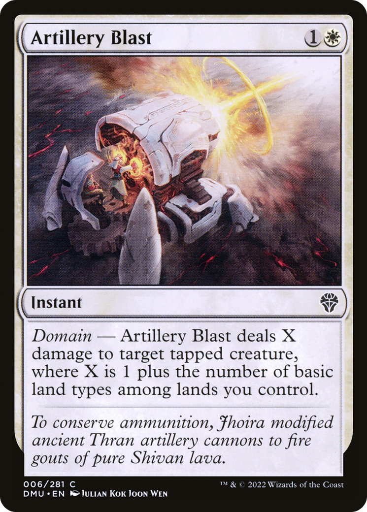 Magic: The Gathering - Artillery Blast Foil - Dominaria United