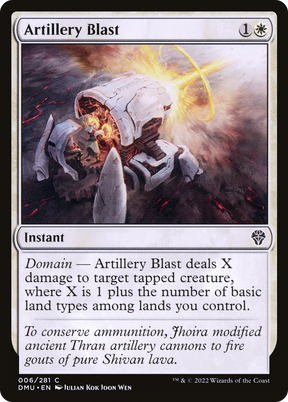 Magic: The Gathering - Artillery Blast Foil - Dominaria United