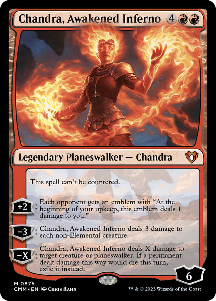 Magic: The Gathering - Chandra, Awakened Inferno - Commander Masters