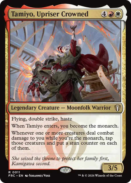 Magic: The Gathering - Tamiyo, Upriser Crowned - Reality Fracture Commander