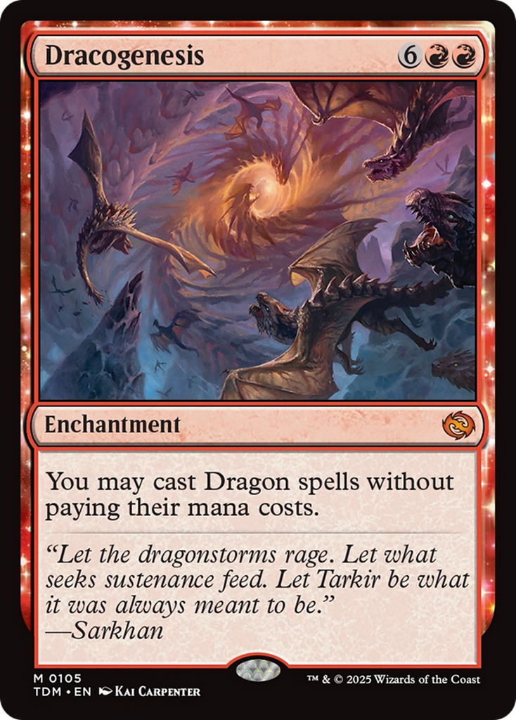Magic: The Gathering - Dracogenesis Foil - Tarkir: Dragonstorm