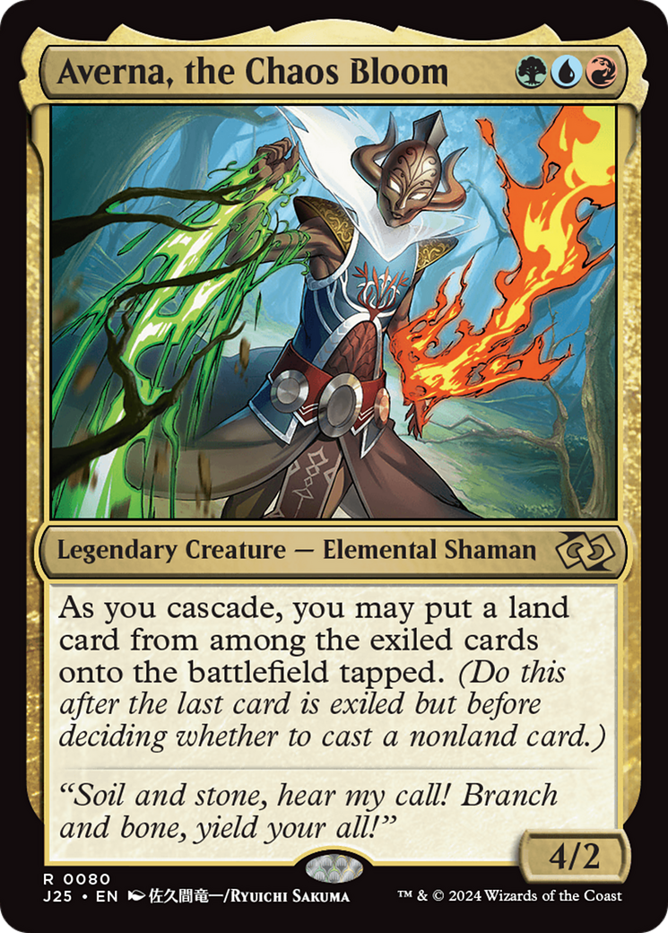 Magic: The Gathering - Averna, the Chaos Bloom - Foundations Jumpstart