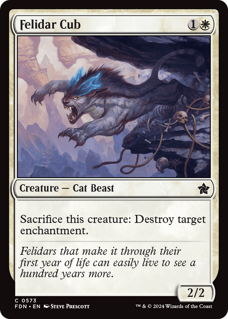 Magic: The Gathering - Felidar Cub - Foundations