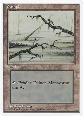 Magic: The Gathering - Sumpf - Revised Edition