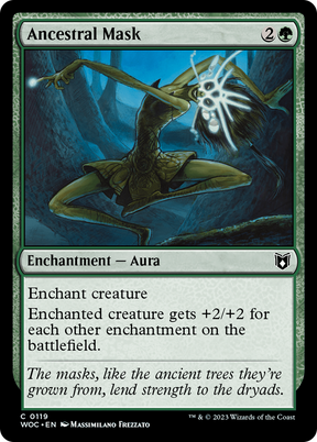 Magic: The Gathering - Ancestral Mask - Wilds of Eldraine Commander