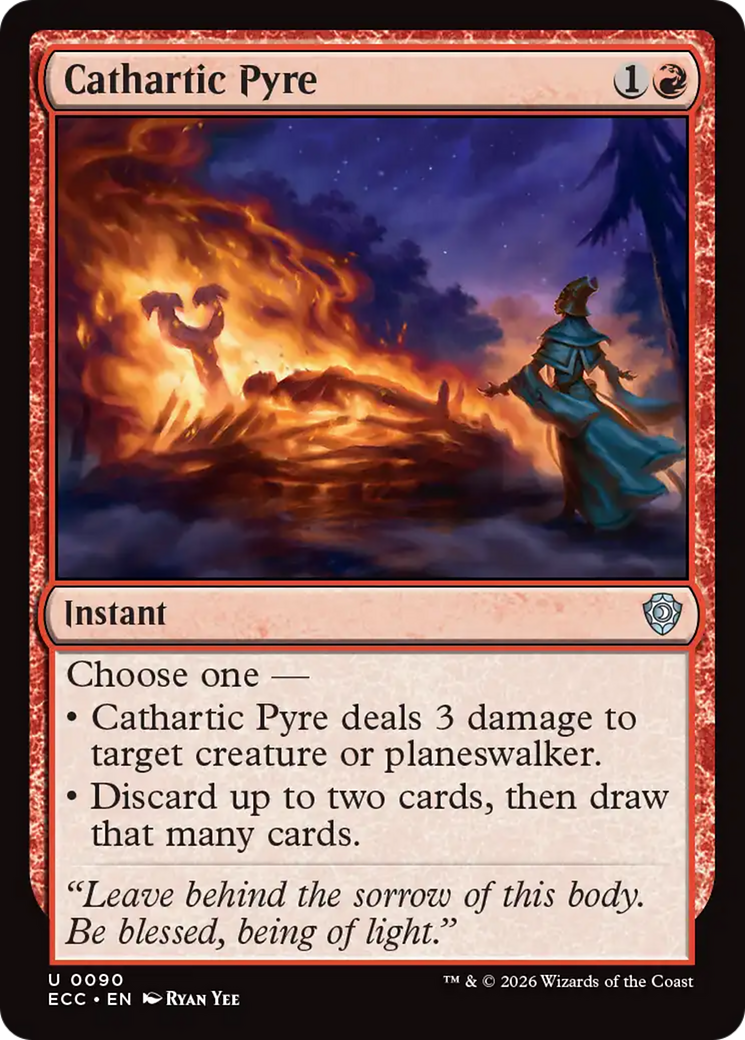 Magic: The Gathering - Cathartic Pyre - Lorwyn Eclipsed Commander