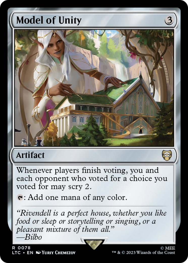 Magic: The Gathering - Model of Unity - Tales of Middle-earth Commander