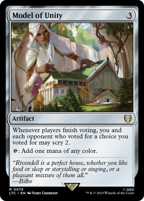 Magic: The Gathering - Model of Unity - Tales of Middle-earth Commander
