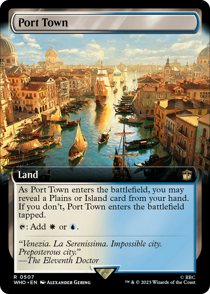 Magic: The Gathering - Port Town Foil - Doctor Who