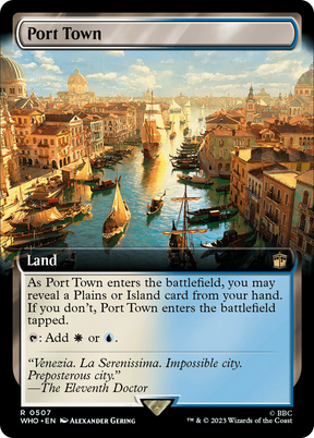 Magic: The Gathering - Port Town - Doctor Who