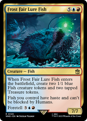 Magic: The Gathering - Frost Fair Lure Fish Foil - Doctor Who