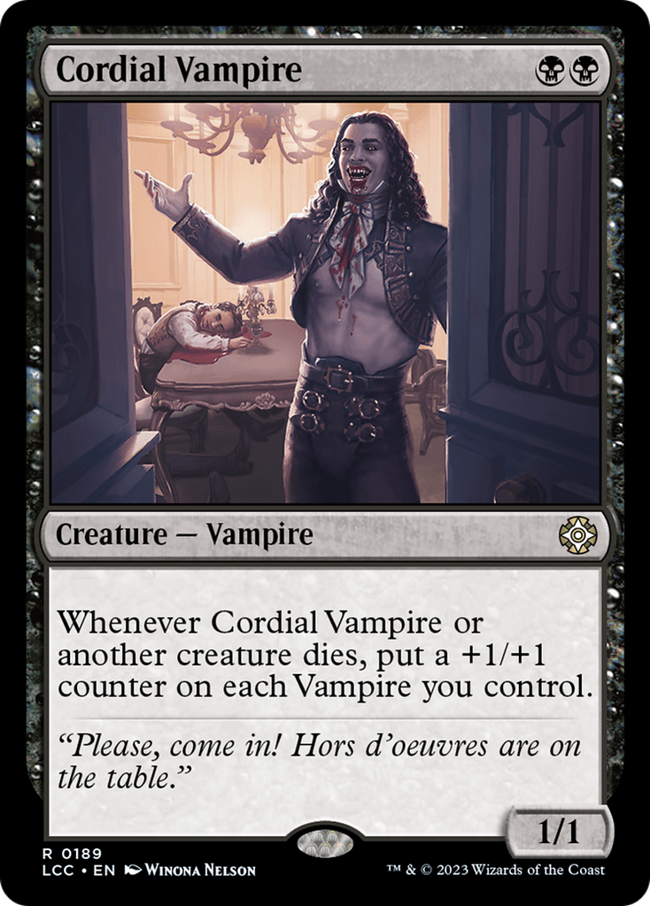 Magic: The Gathering - Cordial Vampire - The Lost Caverns of Ixalan Commander