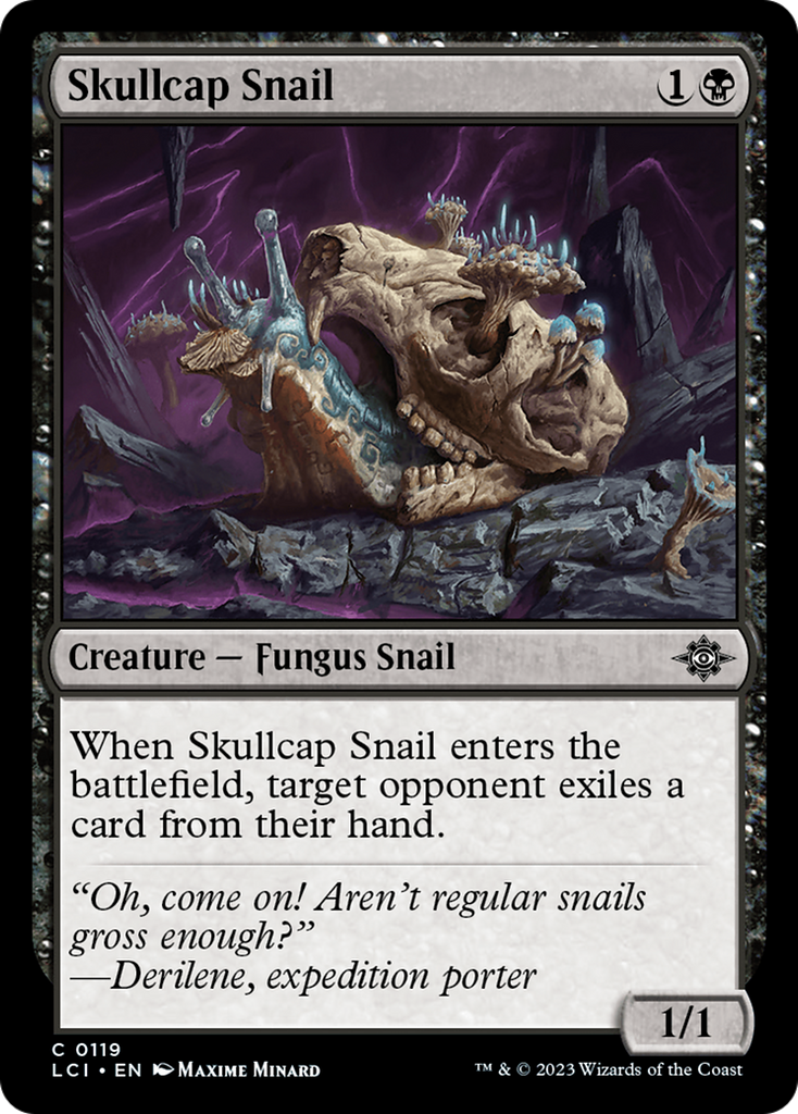 Magic: The Gathering - Skullcap Snail - The Lost Caverns of Ixalan
