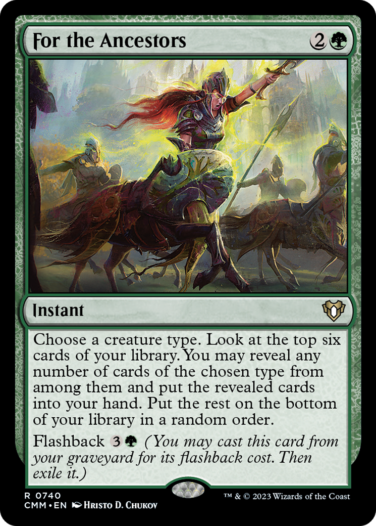 Magic: The Gathering - For the Ancestors - Commander Masters