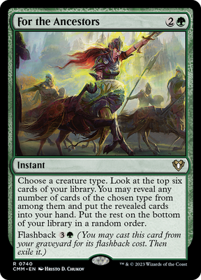 Magic: The Gathering - For the Ancestors - Commander Masters