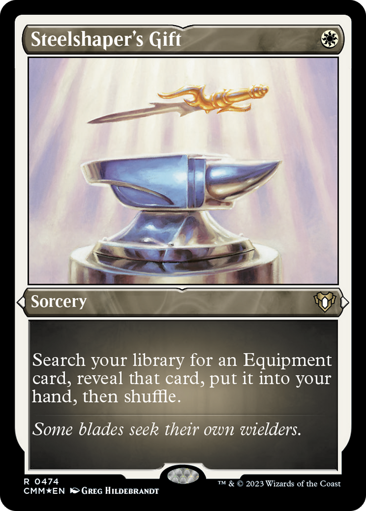 Magic: The Gathering - Steelshaper's Gift Foil - Commander Masters
