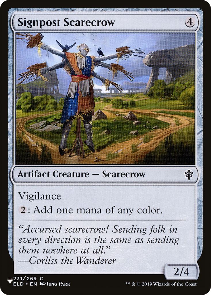 Magic: The Gathering - Signpost Scarecrow - The List