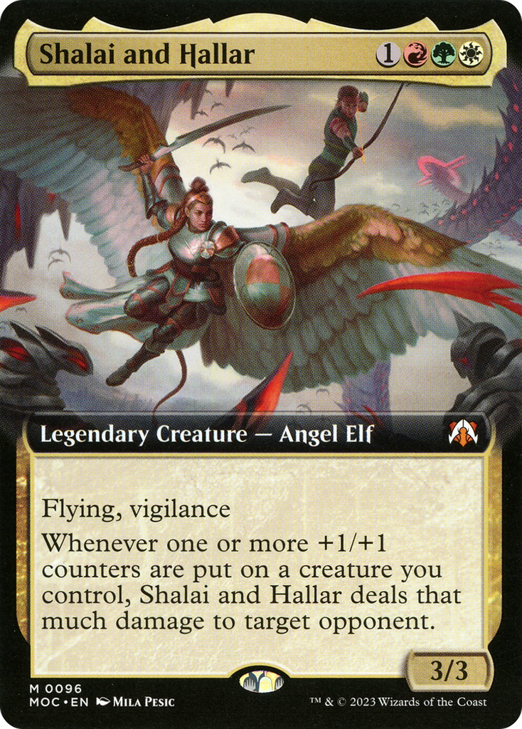 Magic: The Gathering - Shalai and Hallar Foil - March of the Machine Commander