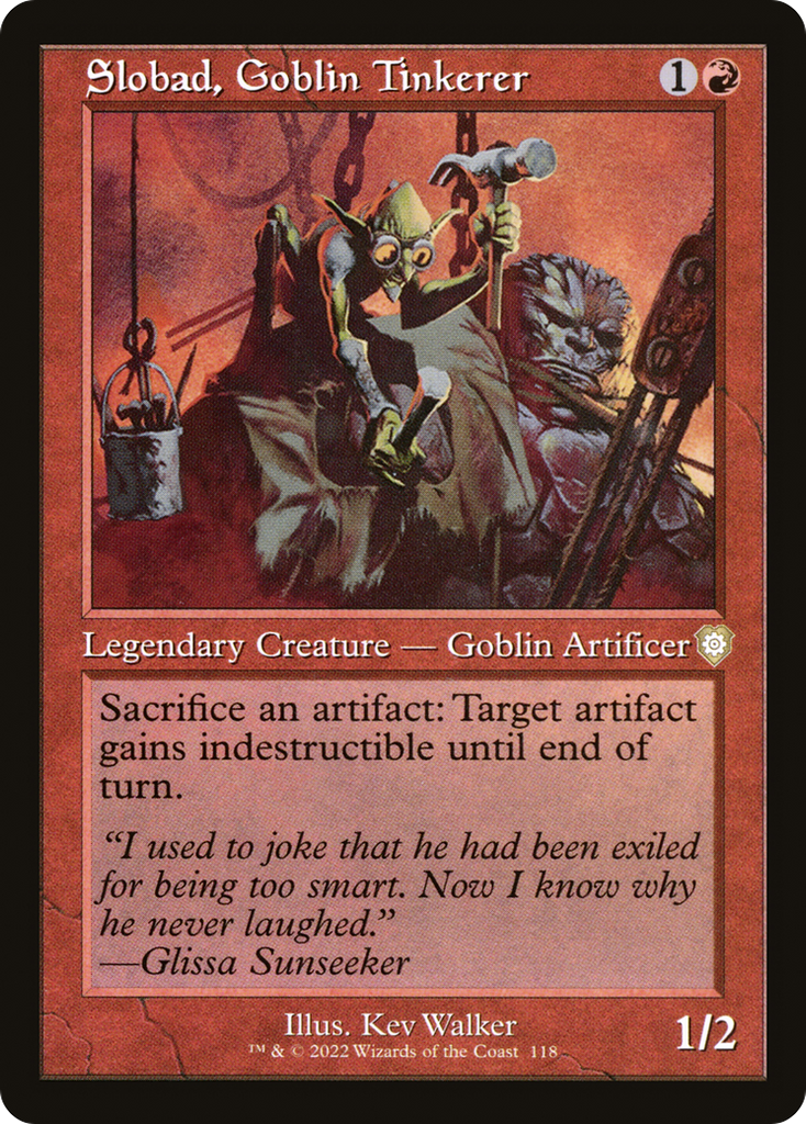 Magic: The Gathering - Slobad, Goblin Tinkerer - The Brothers' War Commander