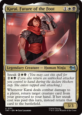 Magic: The Gathering - Karai, Future of the Foot Foil - Teenage Mutant Ninja Turtles