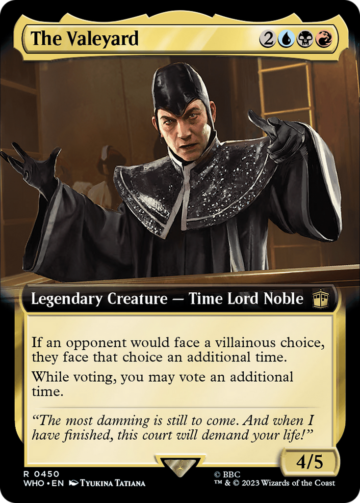 Magic: The Gathering - The Valeyard Foil - Doctor Who