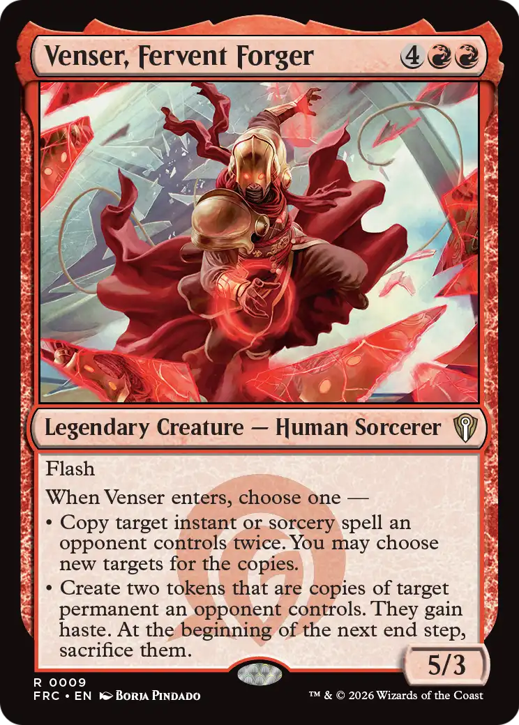 Magic: The Gathering - Venser, Fervent Forger - Reality Fracture Commander