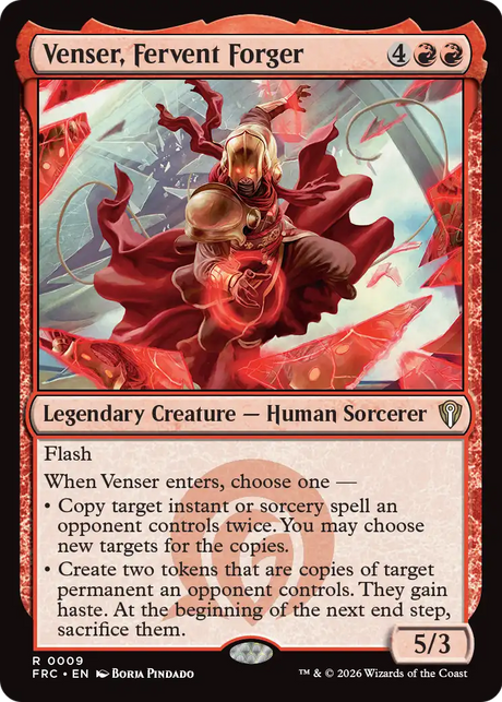 Magic: The Gathering - Venser, Fervent Forger - Reality Fracture Commander