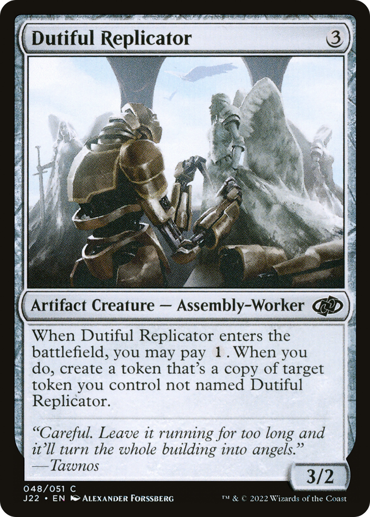 Magic: The Gathering - Dutiful Replicator - Jumpstart 2022