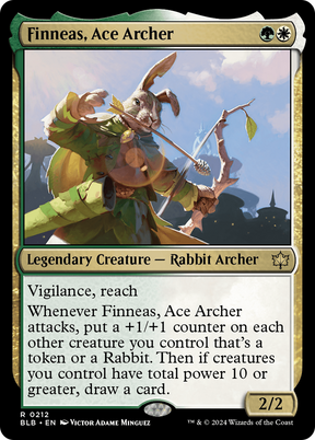 Magic: The Gathering - Finneas, Ace Archer Foil - Bloomburrow
