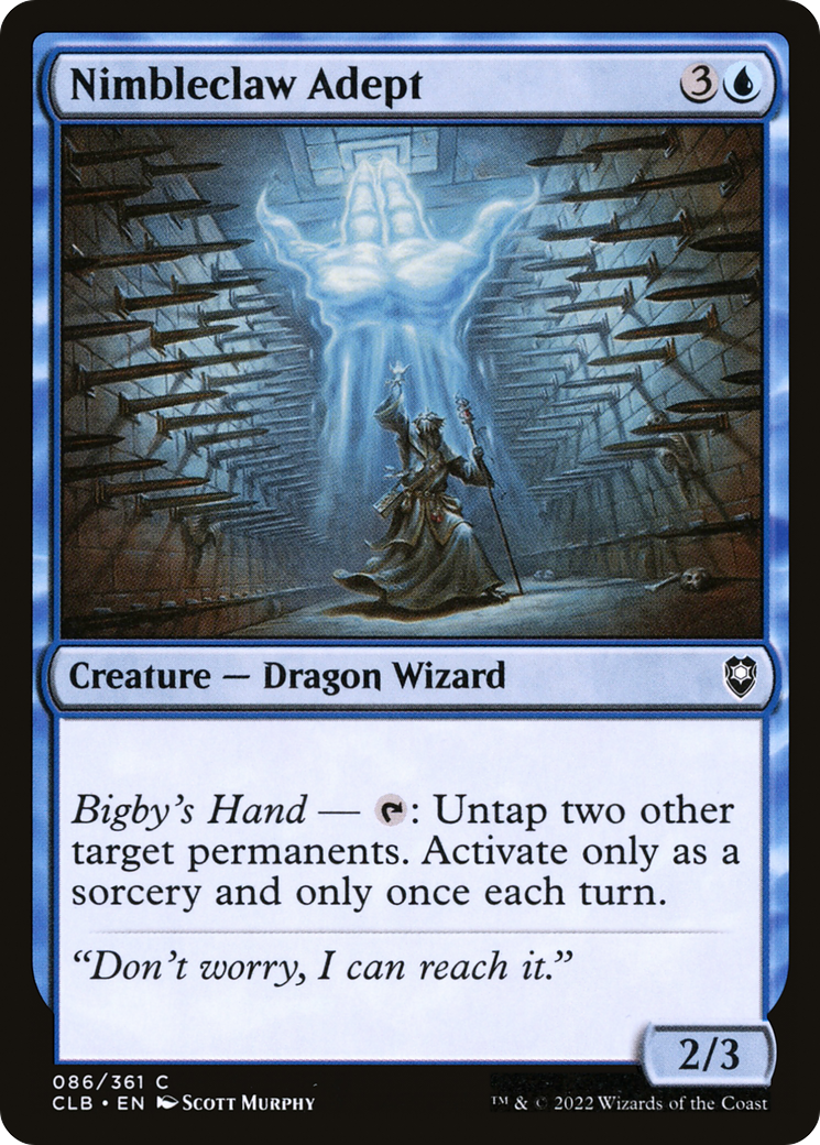 Magic: The Gathering - Nimbleclaw Adept - Commander Legends: Battle for Baldur's Gate