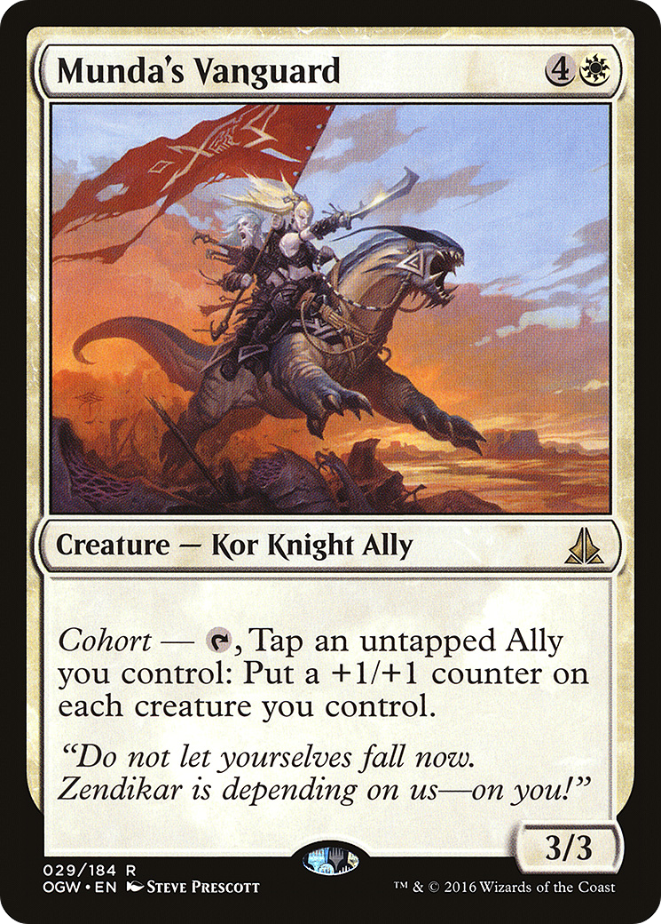 Magic: The Gathering - Munda's Vanguard Foil - Oath of the Gatewatch