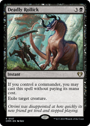 Magic: The Gathering - Deadly Rollick Foil - Commander Masters