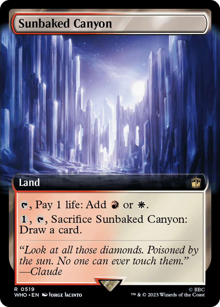 Magic: The Gathering - Sunbaked Canyon - Doctor Who