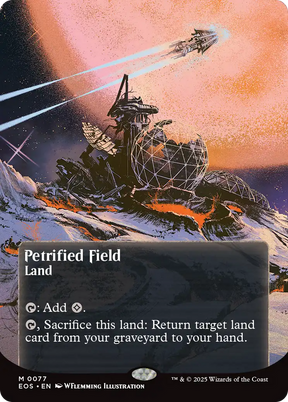 Magic: The Gathering - Petrified Field Foil - Edge of Eternities: Stellar Sights