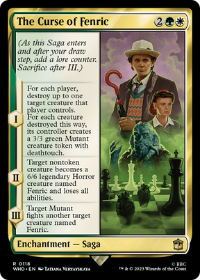 Magic: The Gathering - The Curse of Fenric Foil - Doctor Who