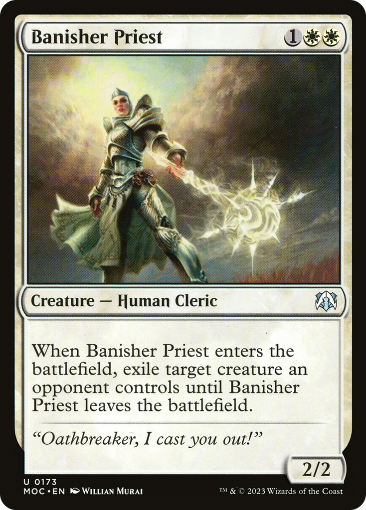 Magic: The Gathering - Banisher Priest - March of the Machine Commander