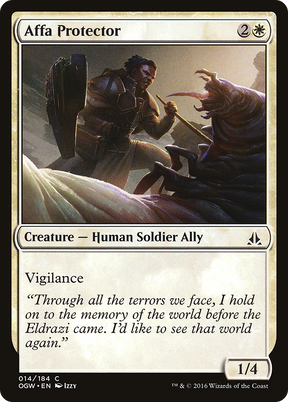 Magic: The Gathering - Affa Protector Foil - Oath of the Gatewatch