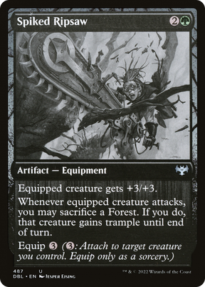 Magic: The Gathering - Spiked Ripsaw Foil - Innistrad: Double Feature