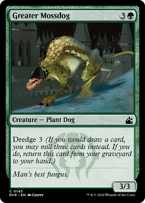 Magic: The Gathering - Greater Mossdog - Ravnica Remastered
