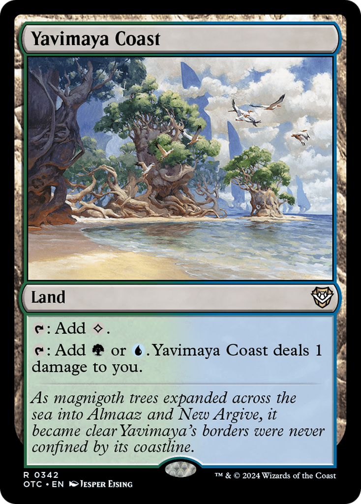 Magic: The Gathering - Yavimaya Coast - Outlaws of Thunder Junction Commander