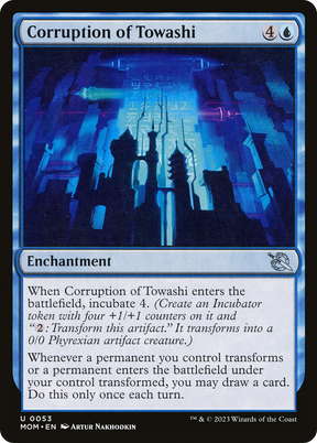 Magic: The Gathering - Corruption of Towashi Foil - March of the Machine