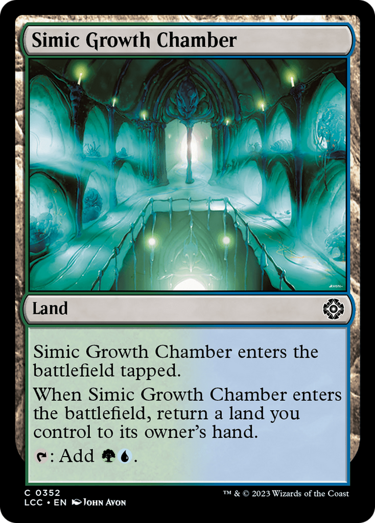 Magic: The Gathering - Simic Growth Chamber - The Lost Caverns of Ixalan Commander