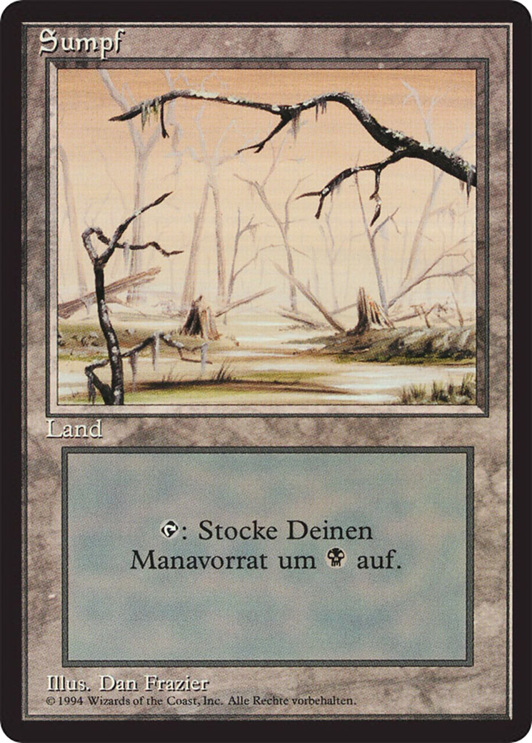 Magic: The Gathering - Sumpf - Foreign Black Border