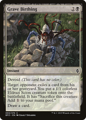 Magic: The Gathering - Grave Birthing Foil - Battle for Zendikar