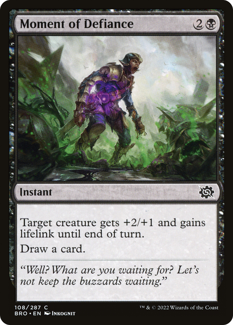 Magic: The Gathering - Moment of Defiance Foil - The Brothers' War