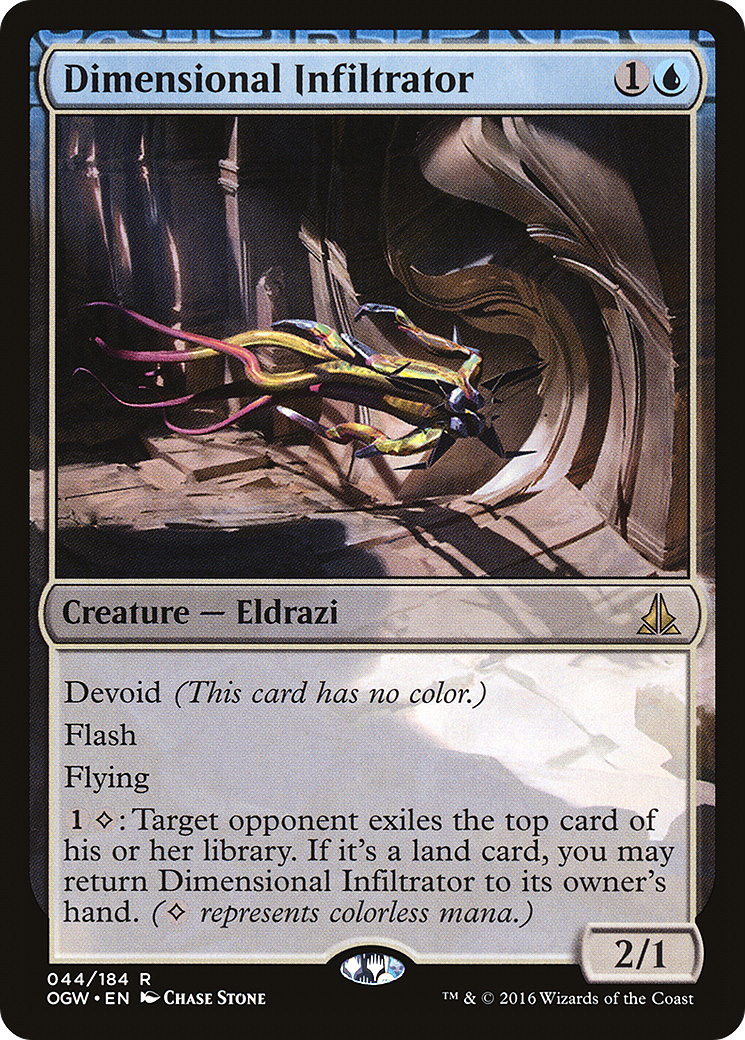 Magic: The Gathering - Dimensional Infiltrator Foil - Oath of the Gatewatch
